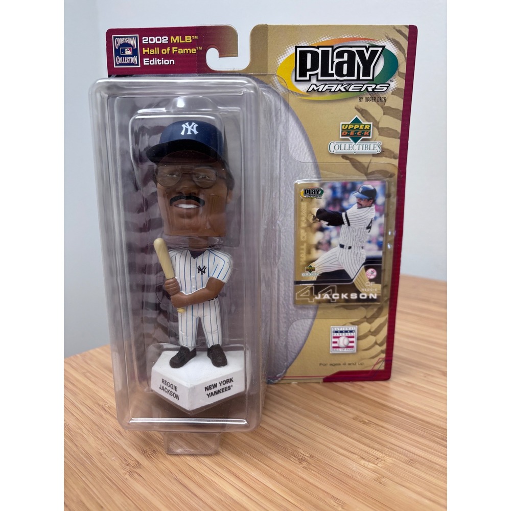 Upper Deck Reggie Jackson Bobblehead 2002 HOF Yankees NIB